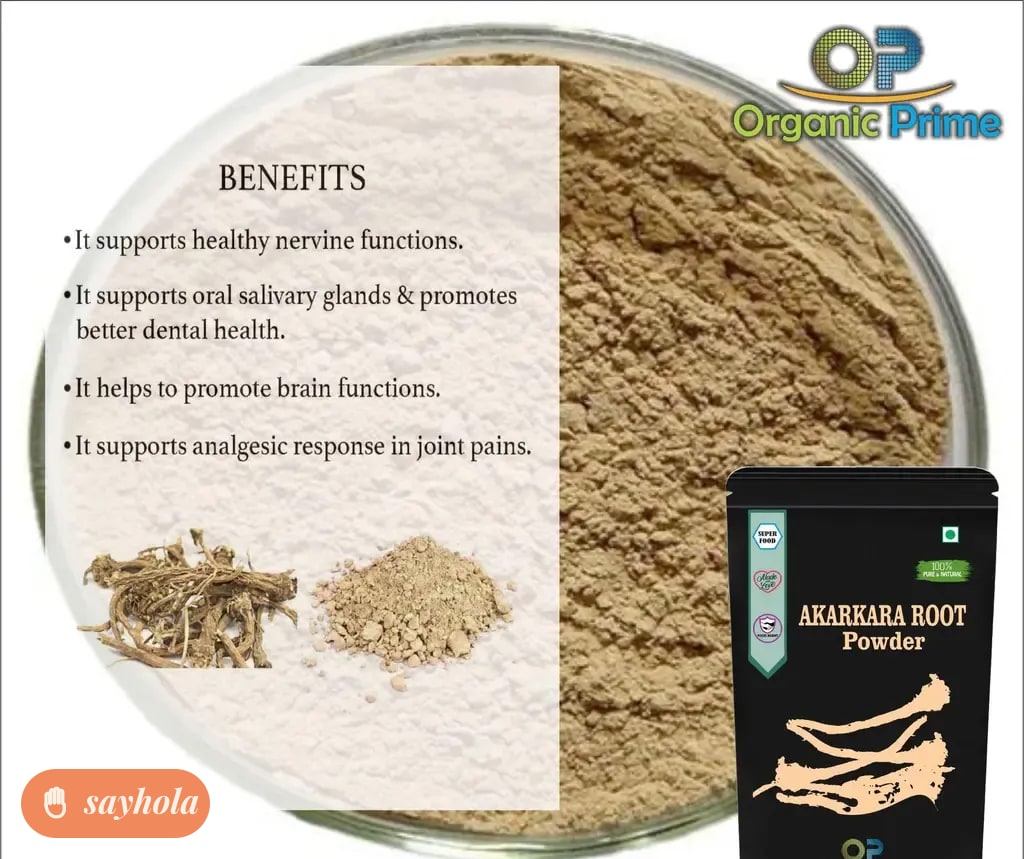 organic akarkara root powder 100 gm