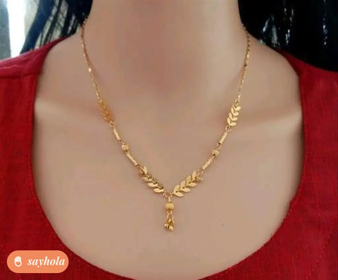 vesture knot women's mangalsutra gold plated chain