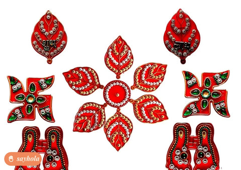 self adhesive acrylic diwali decor stickers