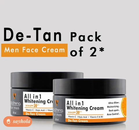 volamena all in 1 men whitening face cream 50 ml pack of 2
