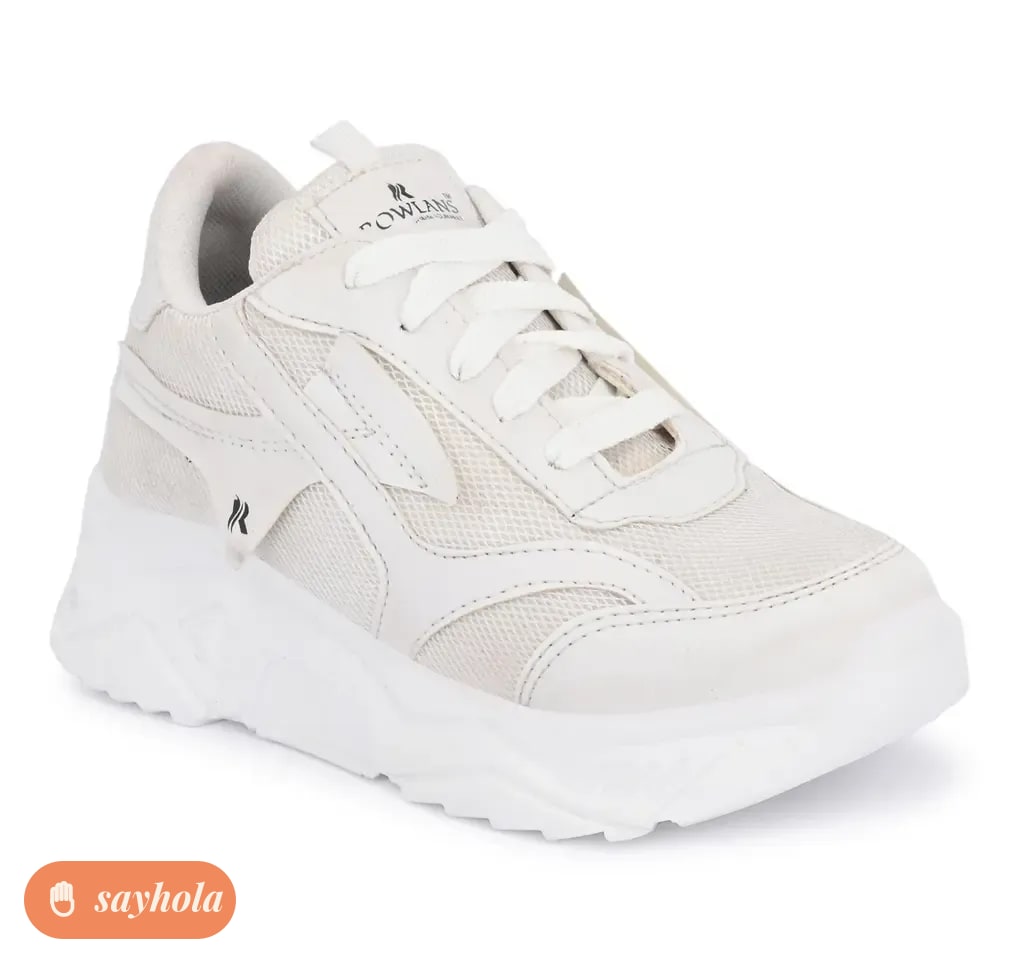 women's casual lace-up shoes in synthetic leather