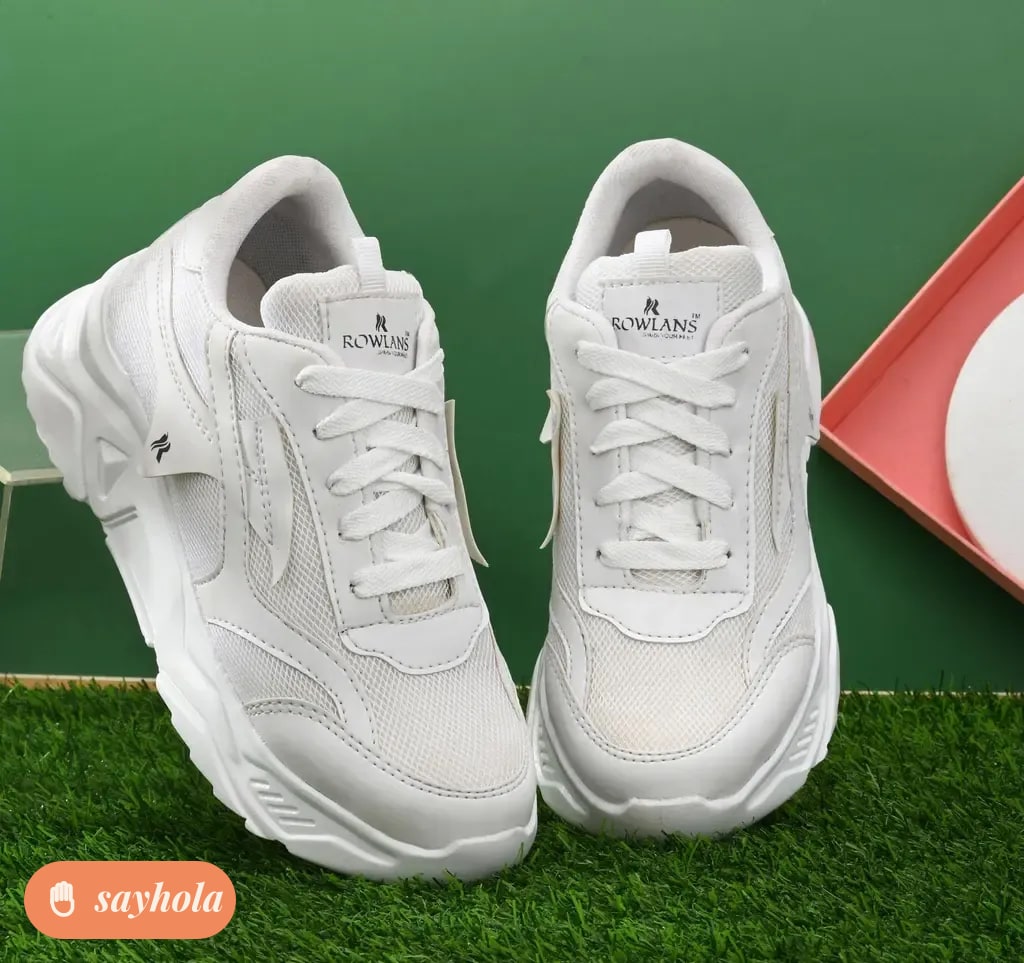 women's casual lace-up shoes in synthetic leather