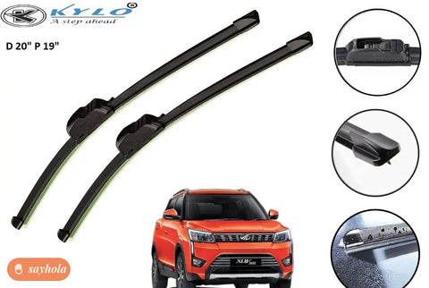 kylo frameless wiper blades for xuv 300 set of 2