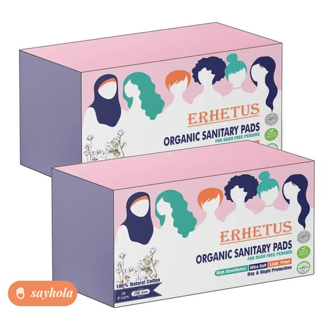 organic bamboo fiber sanitary pads xl pack