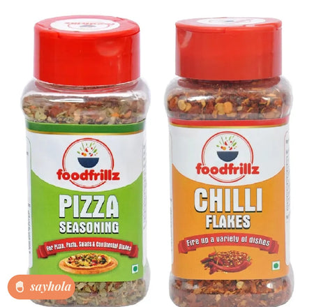 pizza seasoning and chilli flakes combo
