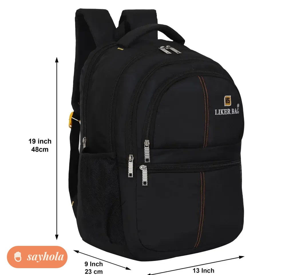 large 45 l unisex laptop backpack for college and office