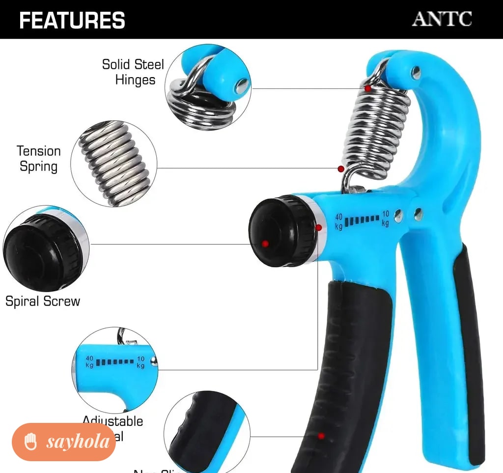 adjustable hand grip strengthener 10-40kg resistance