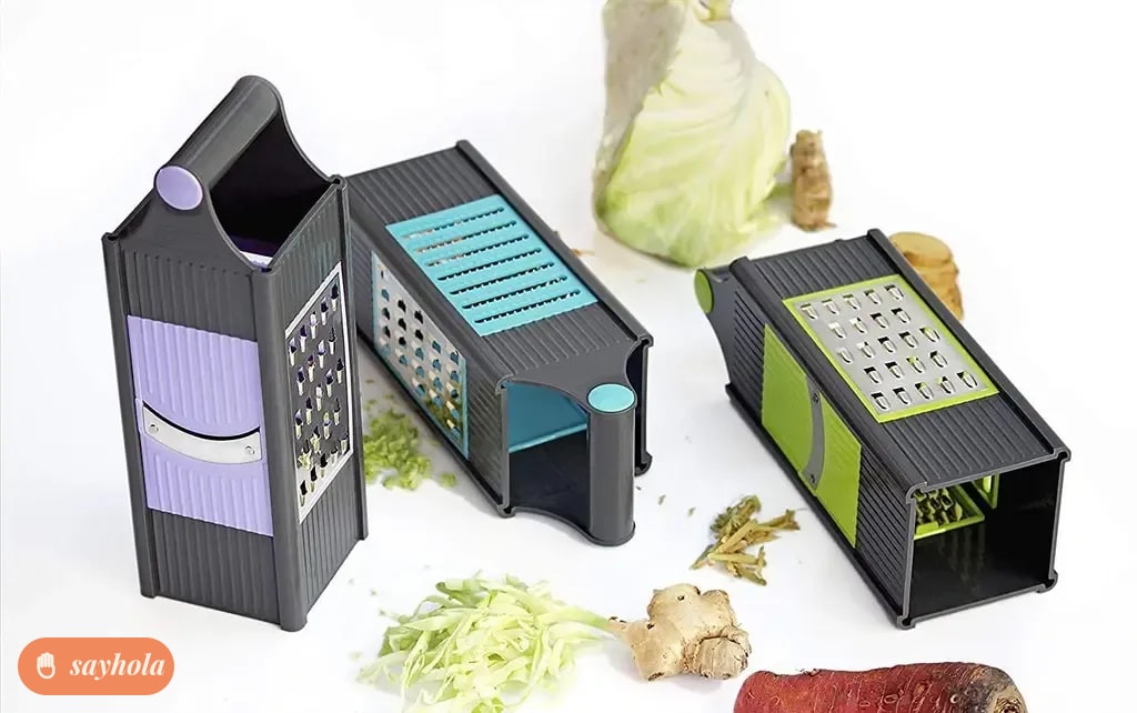 4 in 1 stainless steel slicer and grater