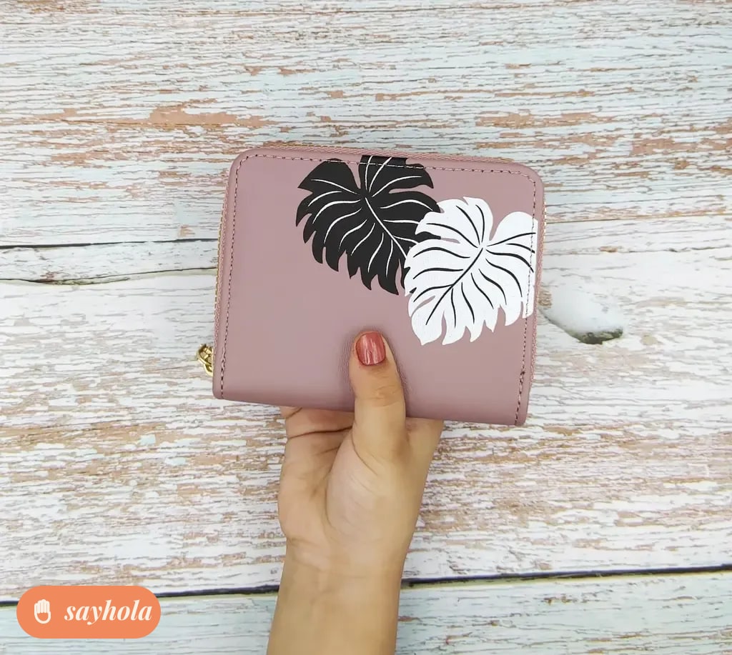 small wallet purse with card slots