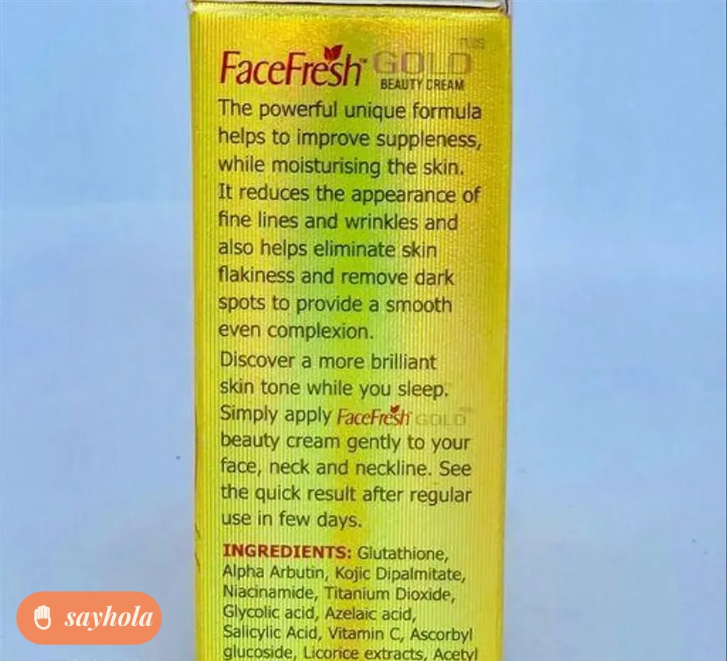 face fresh gold beauty cream