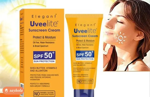 elegant uveelite sunscreen lotion spf50