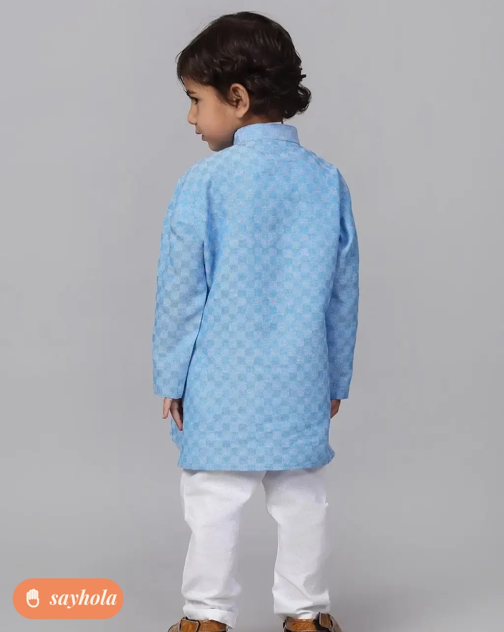 boys cotton kurta pyjama set