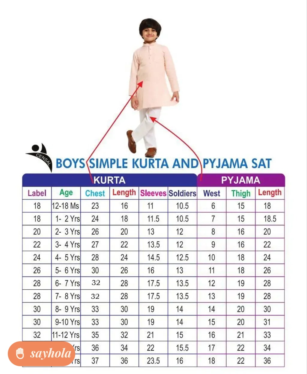 boys cotton kurta pyjama set