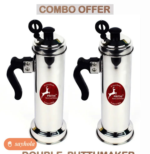 stainless steel puttu maker for pressure cooker