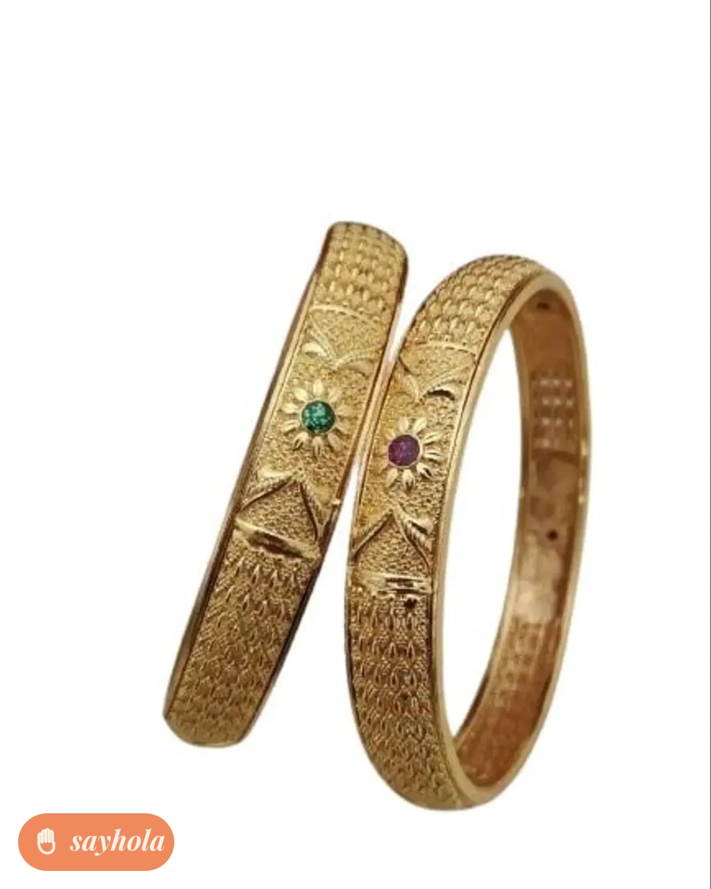 gold plated bangles for women