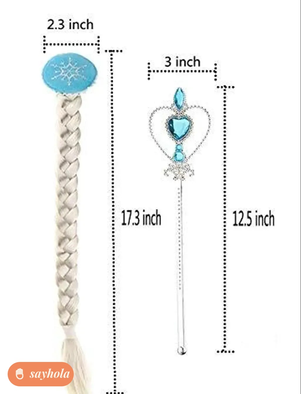 princess crown tiara and magic wand set for girls