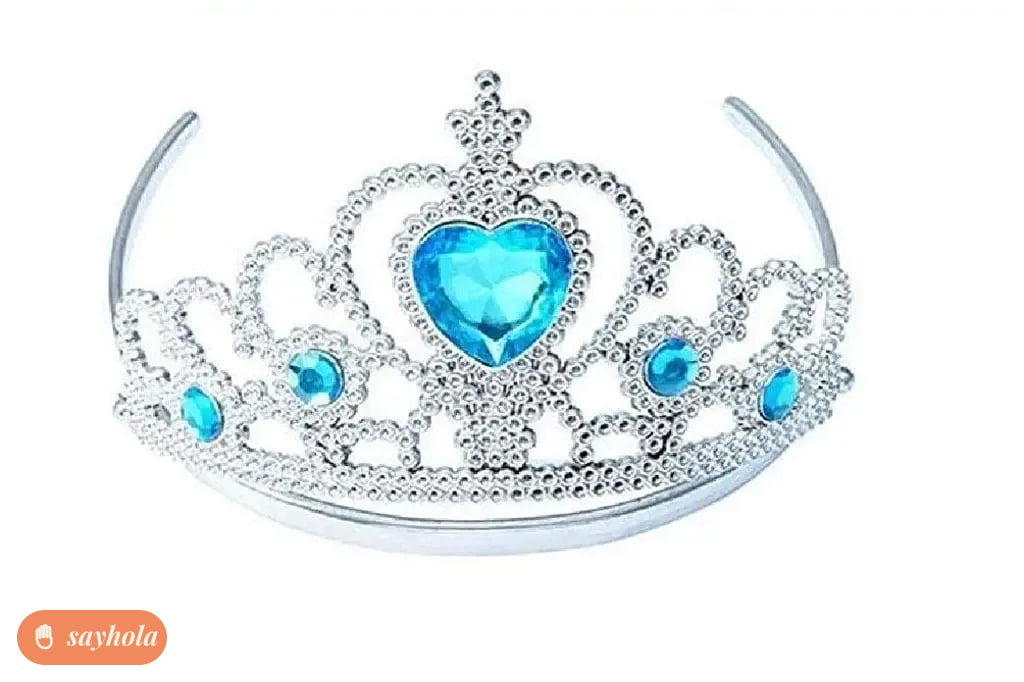 princess crown tiara and magic wand set for girls