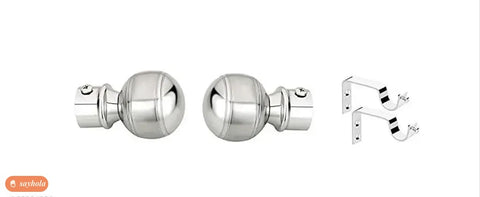 stainless steel curtain rod holder