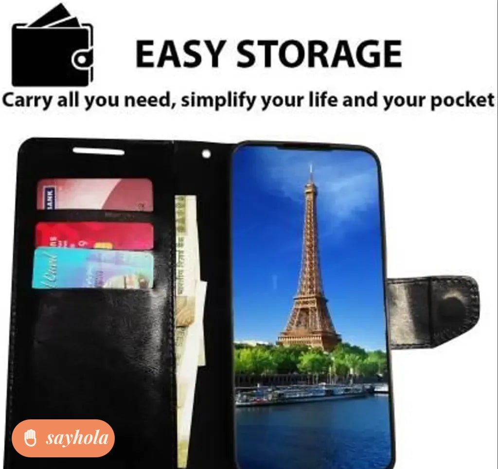 flip cover with card holder for micromax in note 2