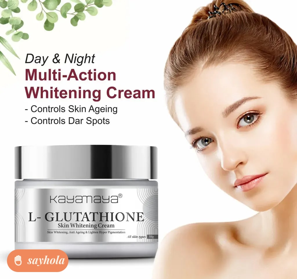 kayamaya l-glutathione face cream for brightening