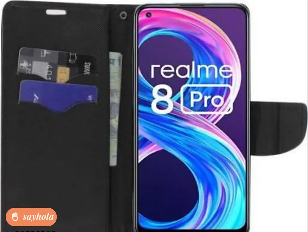 aarov flip cover case for realme 8 pro
