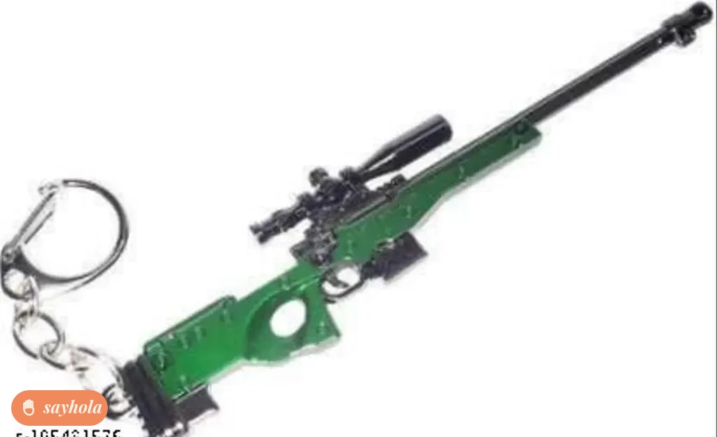 pubg awm gun metal key ring