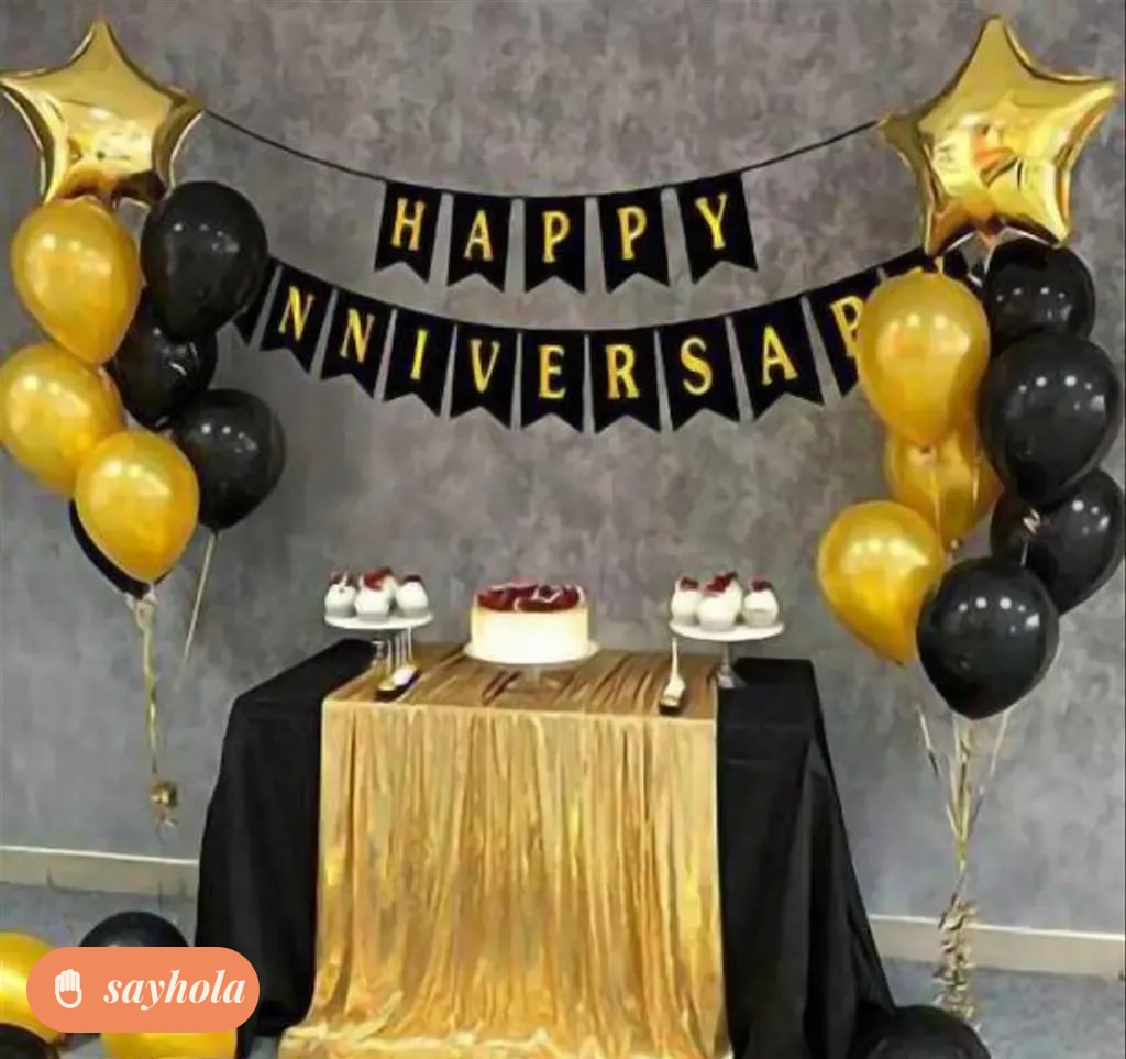 happy anniversary decorations combo kit