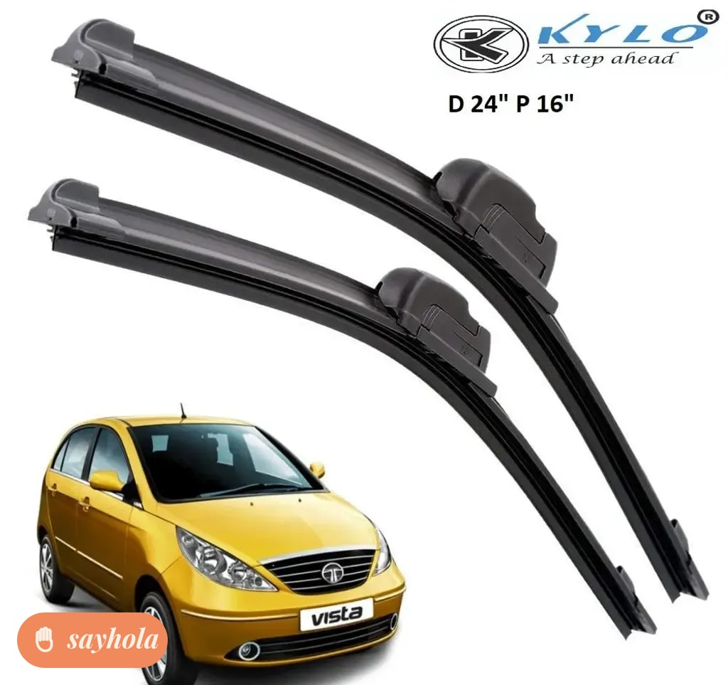 frameless wiper blades set for indica vista