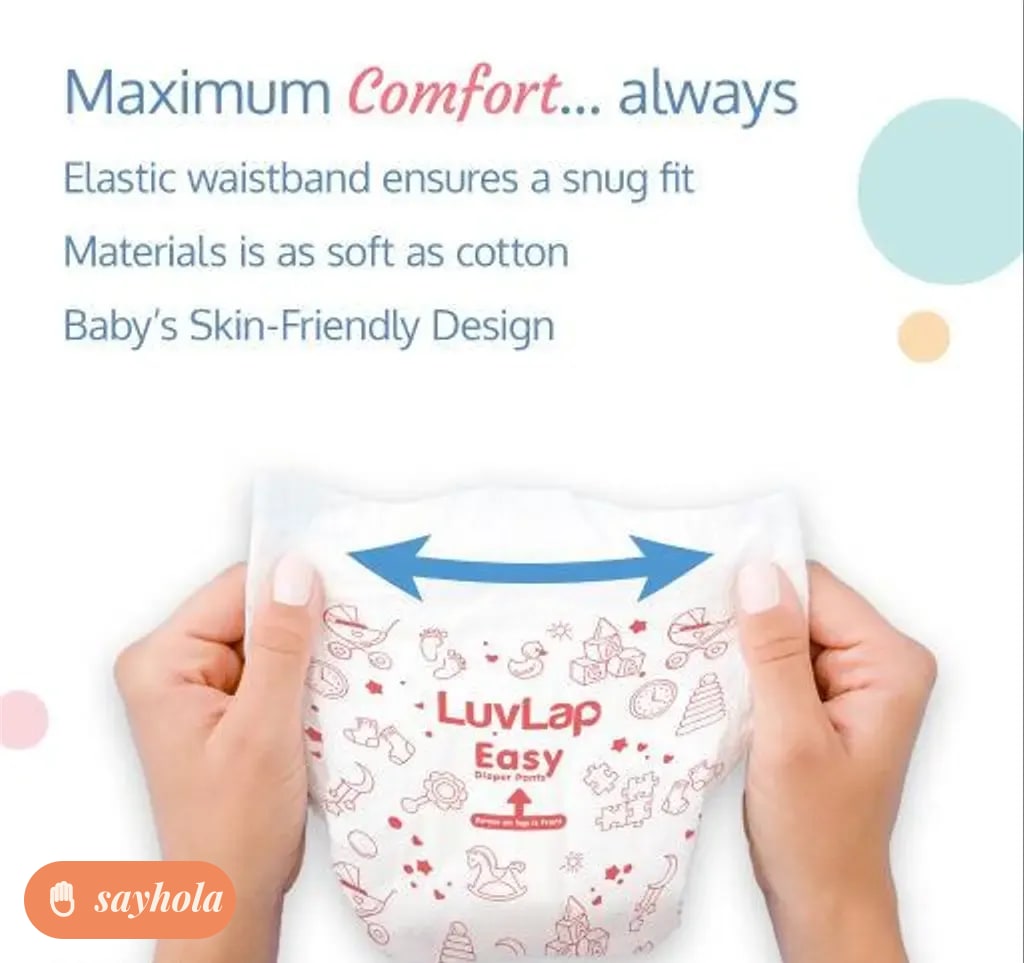premium baby diaper pants m size with aloe vera