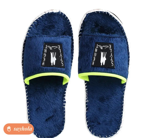 velvet sliders for men