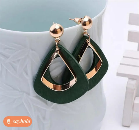gold plated adjustable chandelier earrings