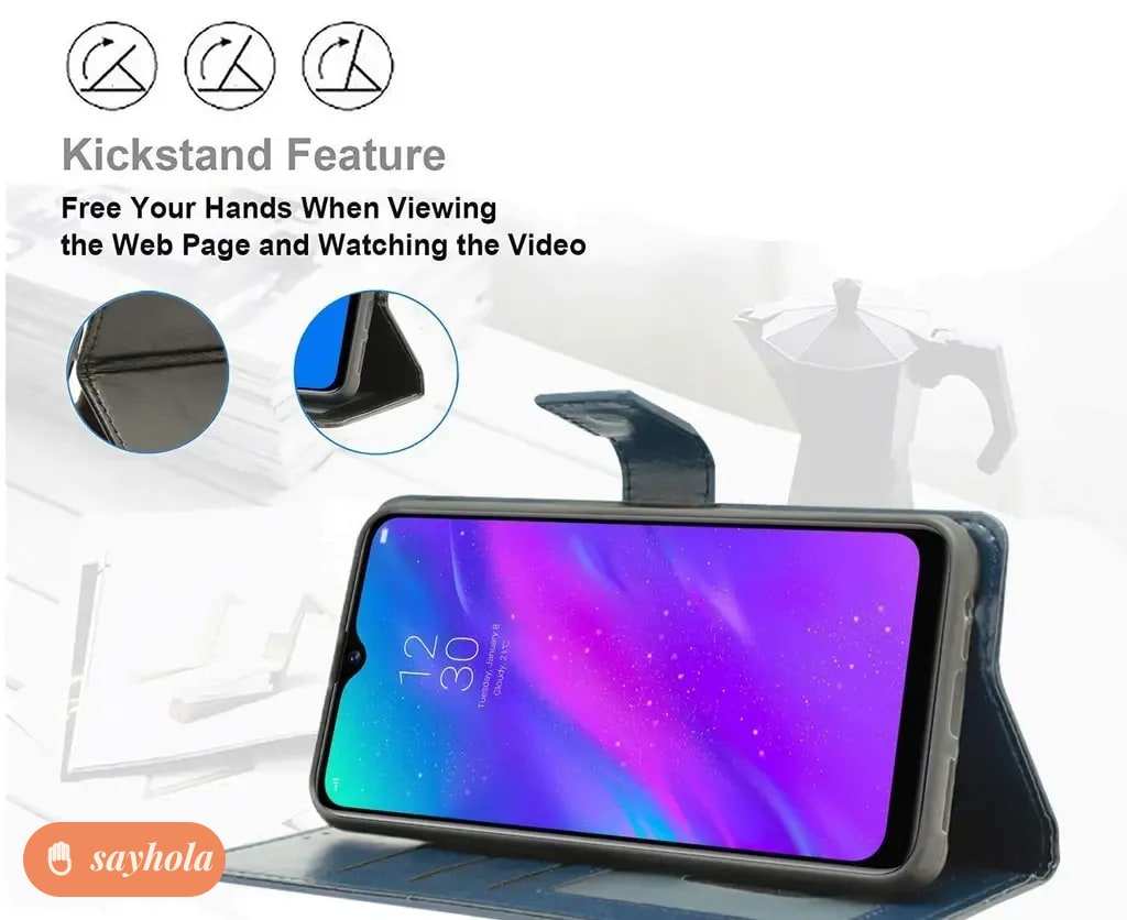 flip cover for samsung galaxy s8 plus with pockets and stand