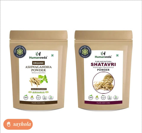 ashwagandha and shatavari powder set 200gm