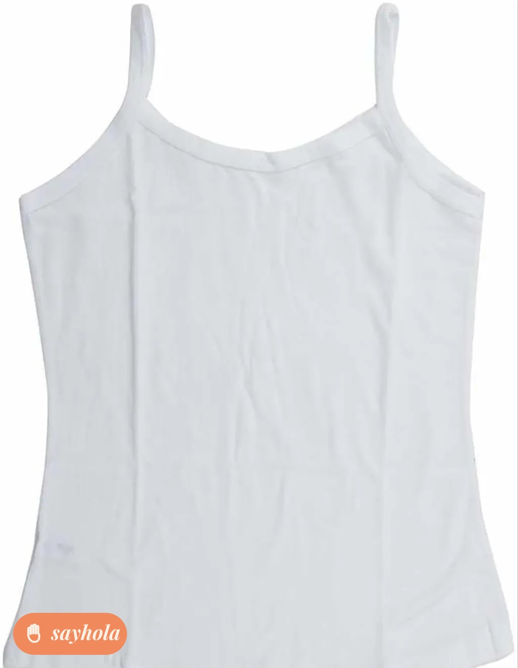 cotton slips pack of 6 in white