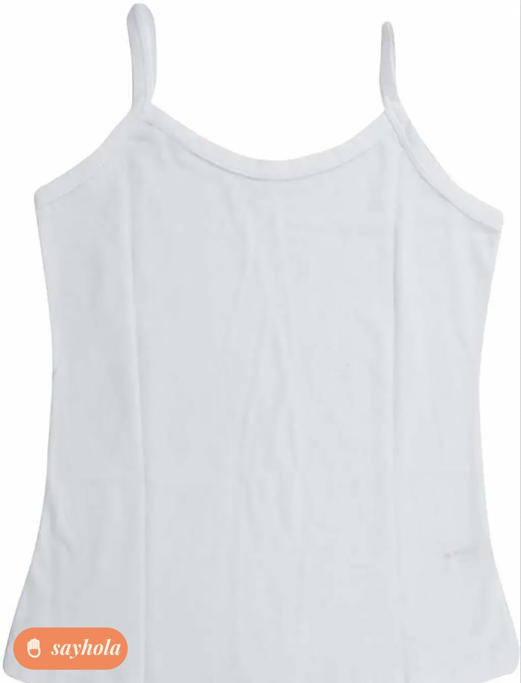 cotton slips pack of 6 in white