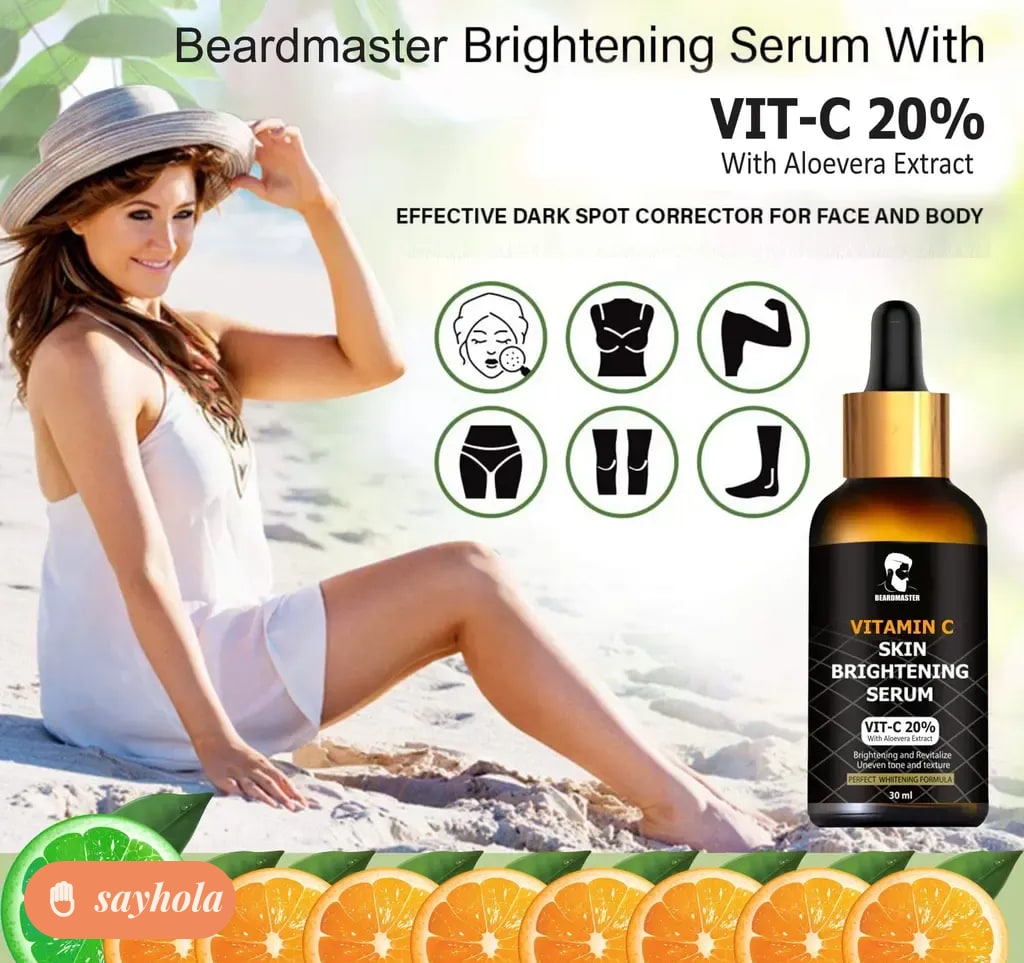 vitamin c serum with hyaluronic acid and aloe vera