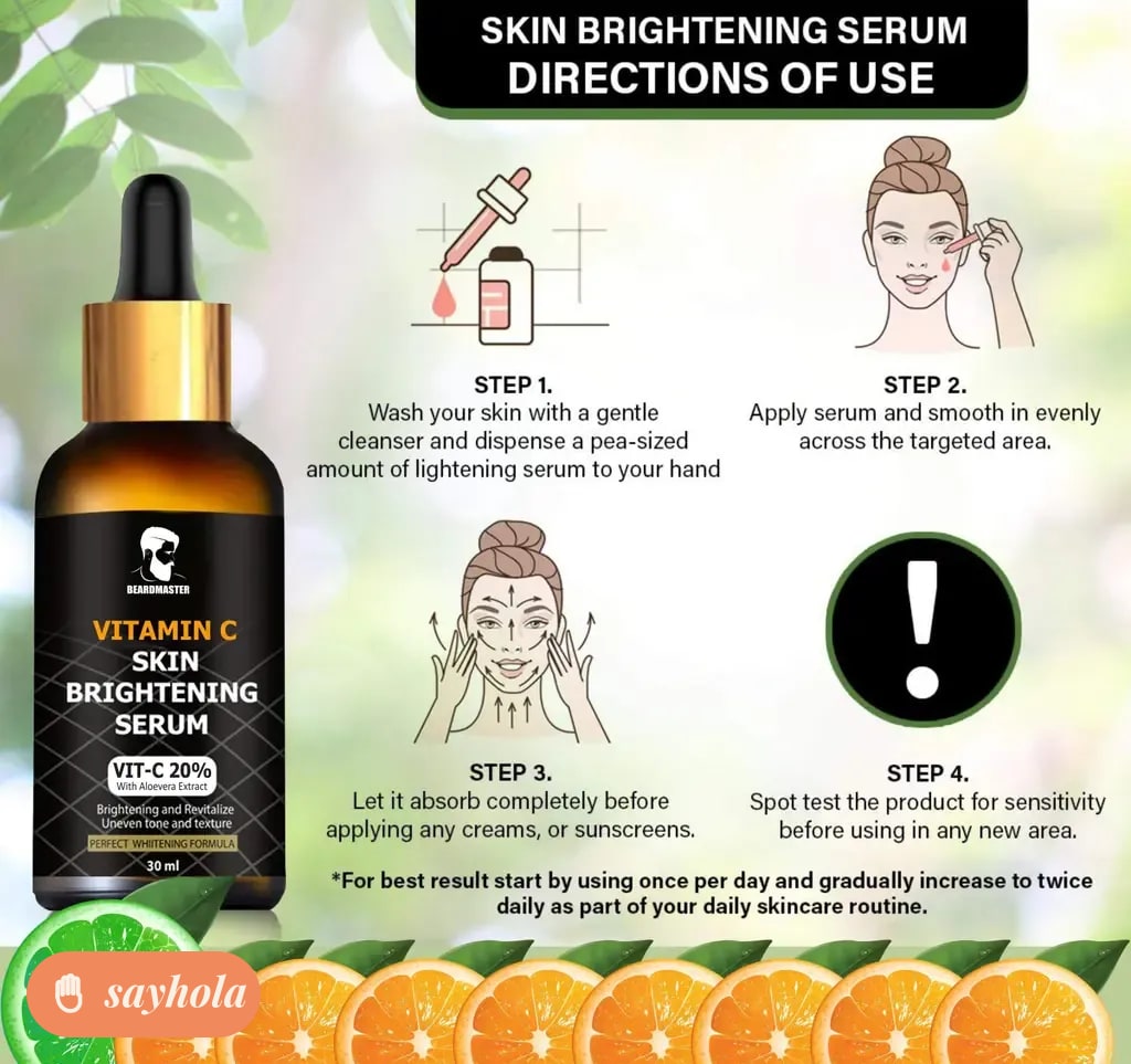 vitamin c serum with hyaluronic acid and aloe vera