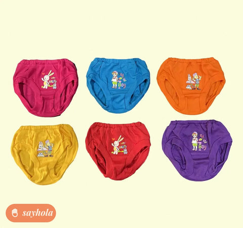 cotton printed briefs for toddlers pack of 3