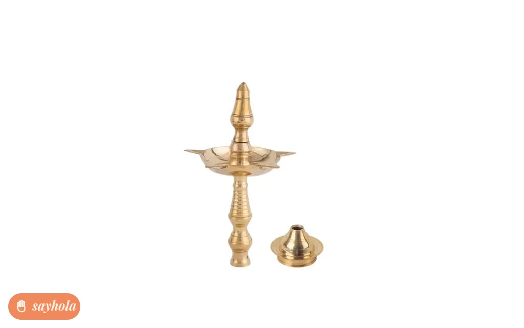 kerala fancy brass diya lamp