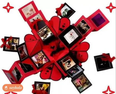 kraft explosion box gift for special moments