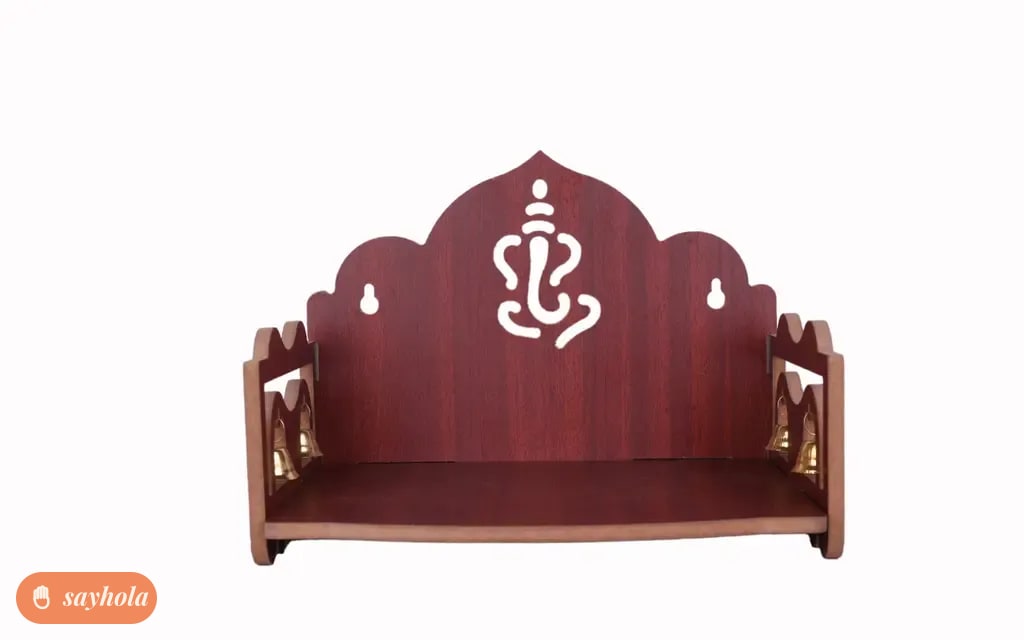 wooden temple decorative piece