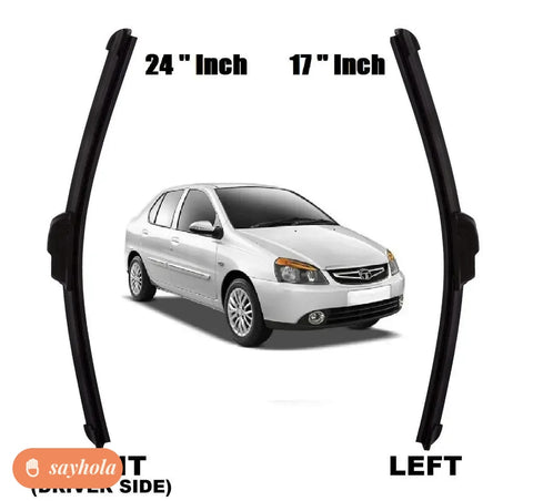 kylo frameless wiper blades for tata indigo set of 2