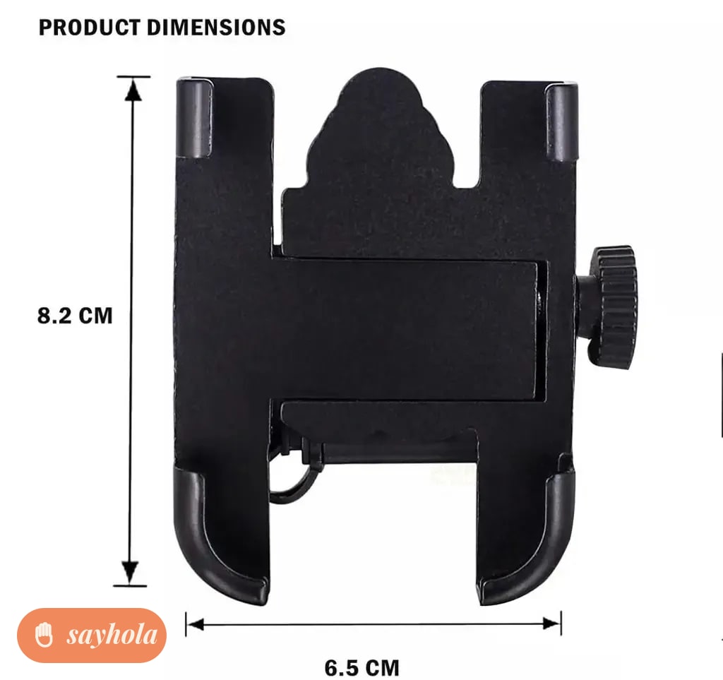 bike mobile holder with usb charger and 360° rotation