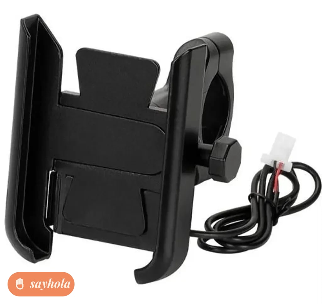 bike mobile holder with usb charger and 360° rotation