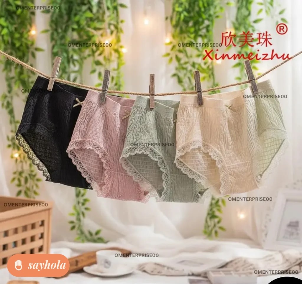 women’s high-waist lace briefs pack of 3