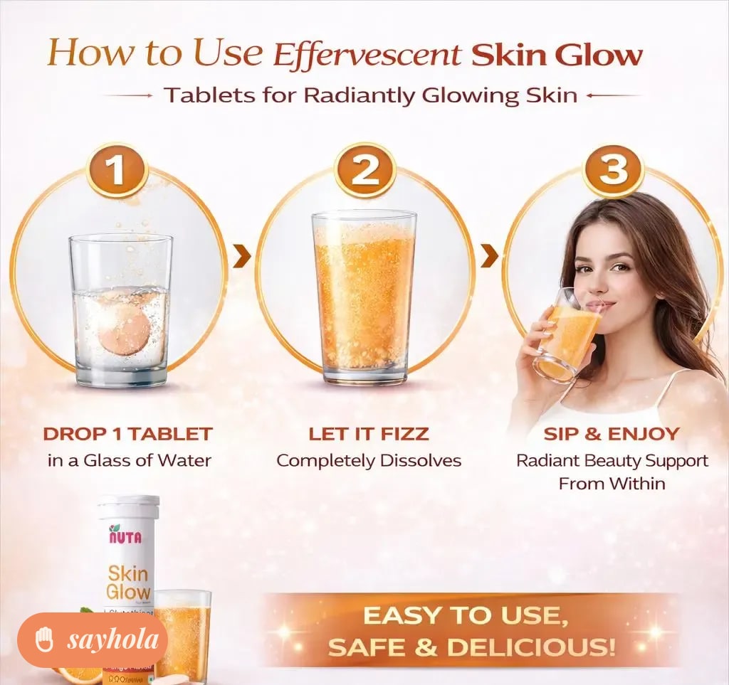 glutathione effervescent tablets for skin brightening