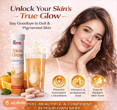 glutathione effervescent tablets for skin brightening