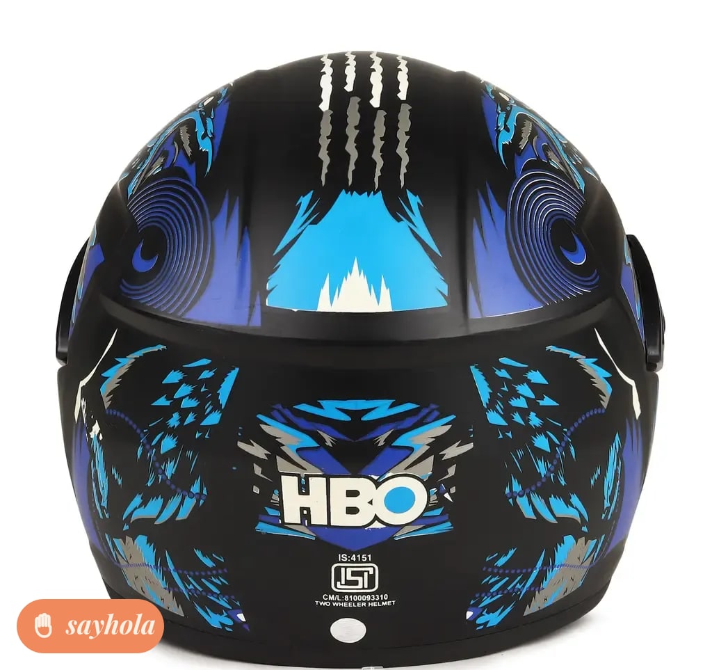 full face motorbike helmet with rainbow visor