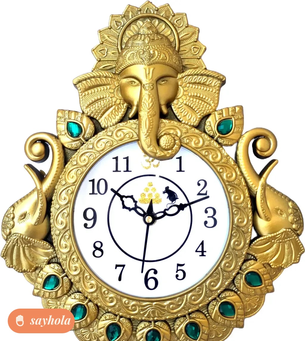 minimalist analog wall clock with plastic frame